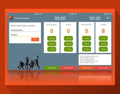 Basketball Court Counter screenshot 0