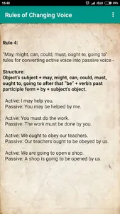 Voice English Grammar Active t screenshot 2