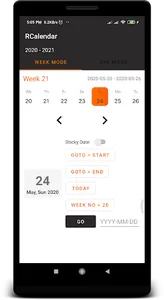 RCalendar -Date Picker Library screenshot 1