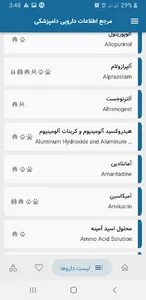 مرجع اطلاعات داروئی دامپزشکی screenshot 6