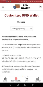 RFID wallet screenshot 6