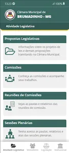 Câmara Municipal de Brumadinho screenshot 0