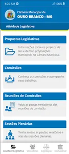 Câmara Municipal Ouro Branco screenshot 0