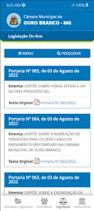 Câmara Municipal Ouro Branco screenshot 2