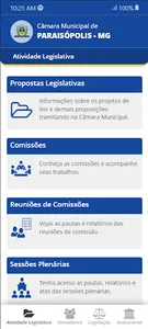 Câmara Municipal Paraisópolis screenshot 0