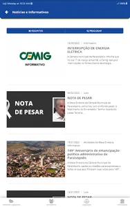 Câmara Municipal Paraisópolis screenshot 13
