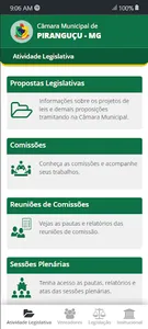 Câmara Municipal de Piranguçu screenshot 0