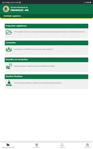 Câmara Municipal de Piranguçu screenshot 4