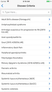 rheumHub screenshot 2