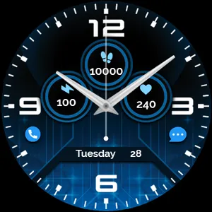Modern Clasic Analog WatchFace screenshot 4