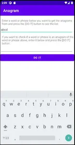 Anagram screenshot 0