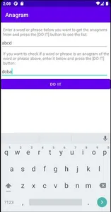 Anagram screenshot 3