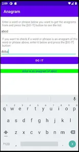 Anagram screenshot 4