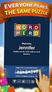 WordHero : word finding game screenshot 1