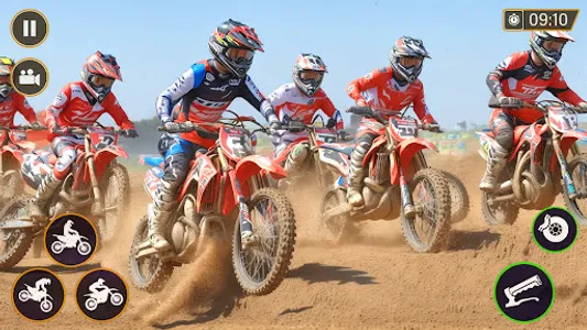 Dirt Bike Stunt Motocross Game screenshot 0