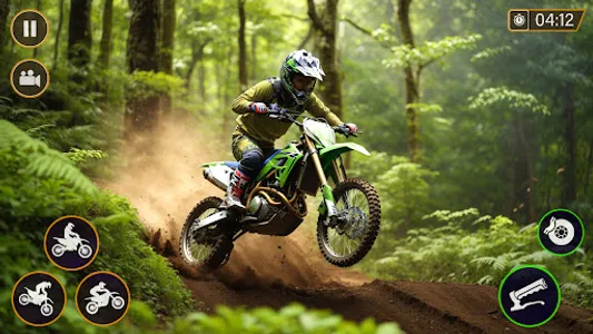 Dirt Bike Stunt Motocross Game screenshot 2