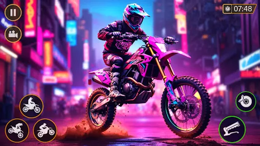 Dirt Bike Stunt Motocross Game screenshot 4