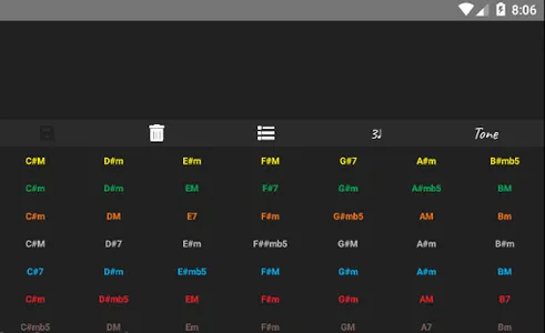 Greek Modes Table Pro screenshot 3