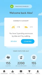 CommuteTracker by RideAmigos screenshot 0