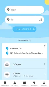 CommuteTracker by RideAmigos screenshot 1