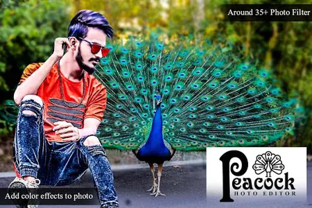 Peacock Photo Editor-Photo Fra screenshot 2