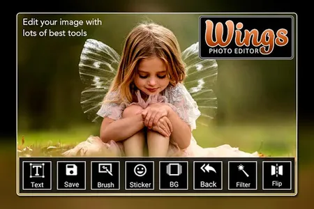 Wings Photo Editor - Wings Pho screenshot 0