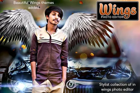 Wings Photo Editor - Wings Pho screenshot 1