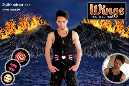 Wings Photo Editor - Wings Pho screenshot 4