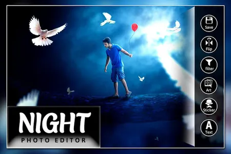 Night Photo Editor - Night Pho screenshot 0