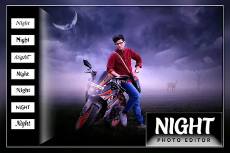 Night Photo Editor - Night Pho screenshot 3
