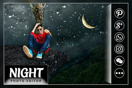 Night Photo Editor - Night Pho screenshot 5