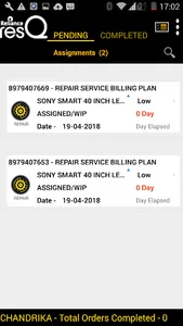 ResQ Service Manager screenshot 1