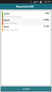 Bills - Expense Monitor Remind screenshot 13