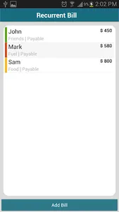Bills - Expense Monitor Remind screenshot 5
