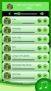 Hip Hop Ringtones Free screenshot 0