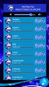 Patriotic Ringtones Europe screenshot 2