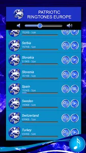Patriotic Ringtones Europe screenshot 5