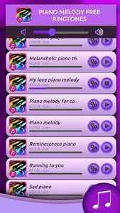 Piano Melody Free Ringtones screenshot 1