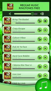 Reggae Music Ringtones Free screenshot 0