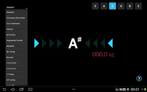 TunaDroid - Guitar Tuner screenshot 5