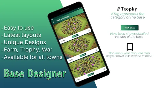 Clash Base Designer, Easy copy screenshot 1