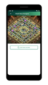 Clash Base Designer, Easy copy screenshot 4