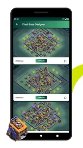 Clash Base Designer, Easy copy screenshot 5