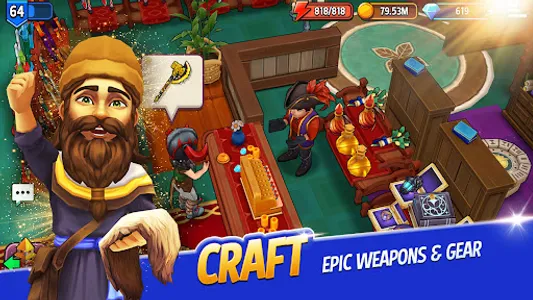 Shop Titans: RPG Idle Tycoon screenshot 0