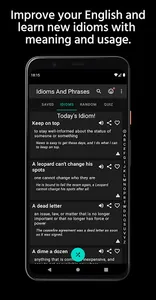 Idioms And Phrases - English screenshot 0