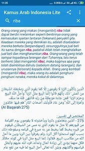 Kamus Arab Indonesia Lite screenshot 4