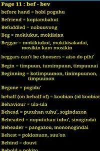 English-Kadazan Translator screenshot 2