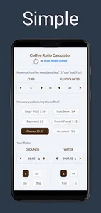 Coffee Ratio Calculator screenshot 0