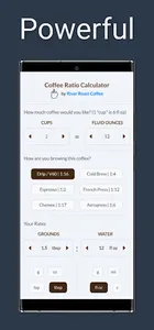 Coffee Ratio Calculator screenshot 1