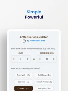 Coffee Ratio Calculator screenshot 4
